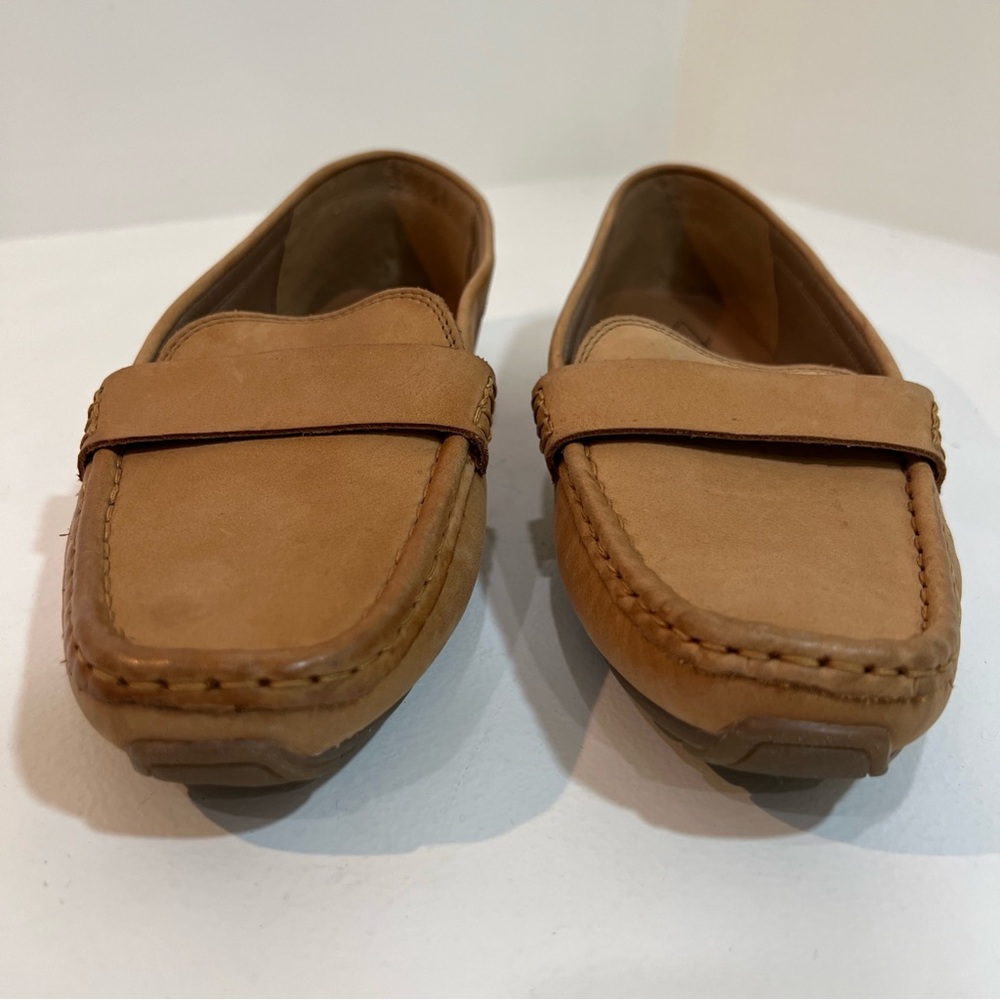 Joie Camel Leather Slip-On Shoes - Picture 6 of 9